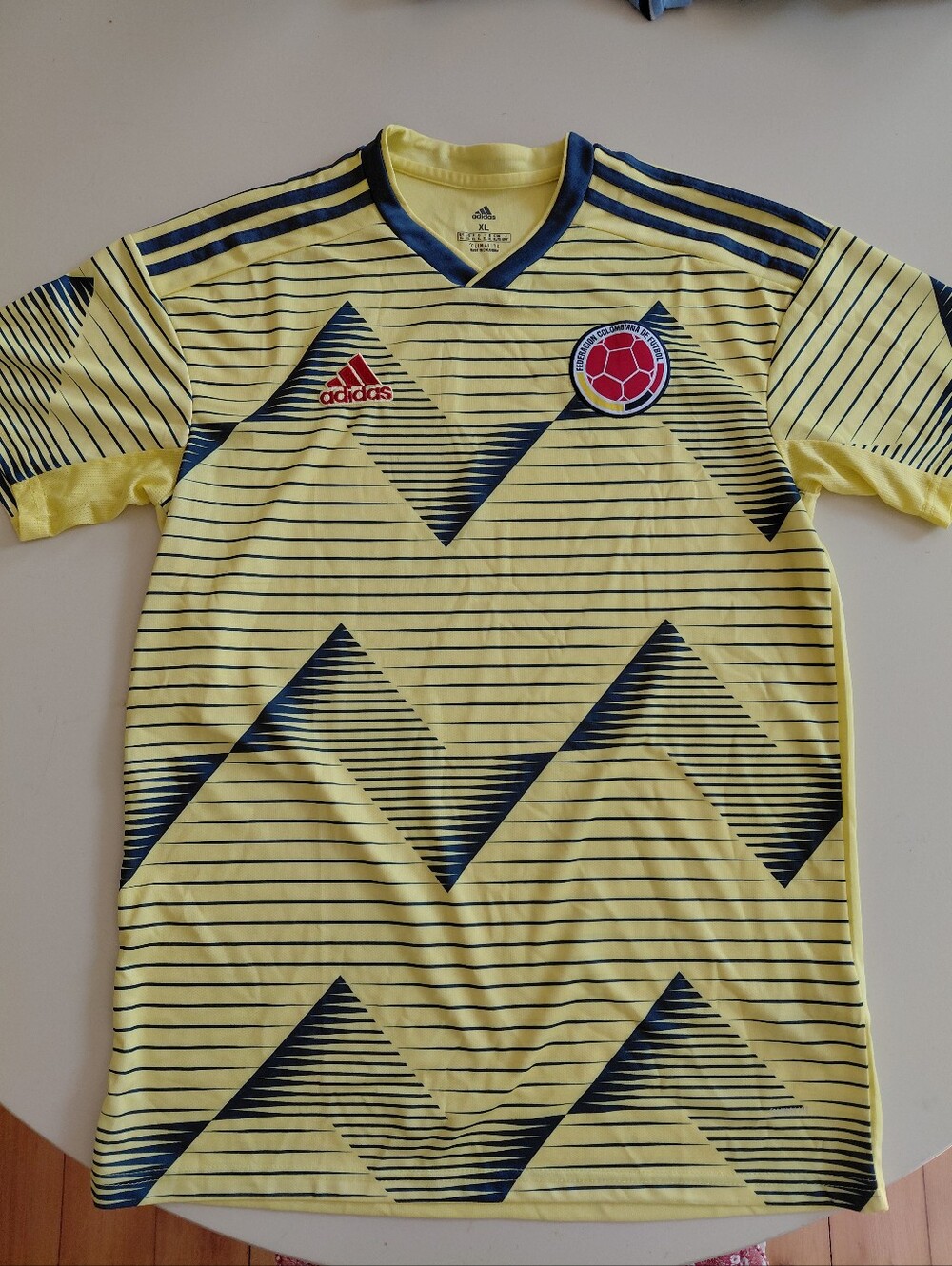 Adidas Columbia Soccer Jersey 2019 2020 Home Futbol Shirt XL